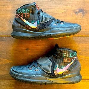 Nike youth sneakers size 7, Kylie Irving shot clock